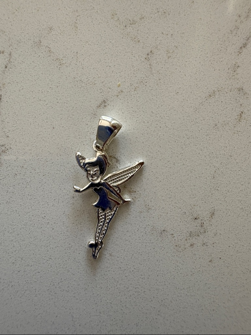 Disney Silver Tinker Bell Charm Pendant